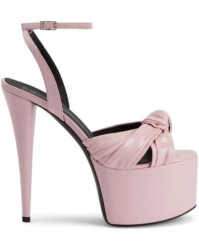 Giuseppe Zanotti Aida 150mm Platform Sandals - Pink