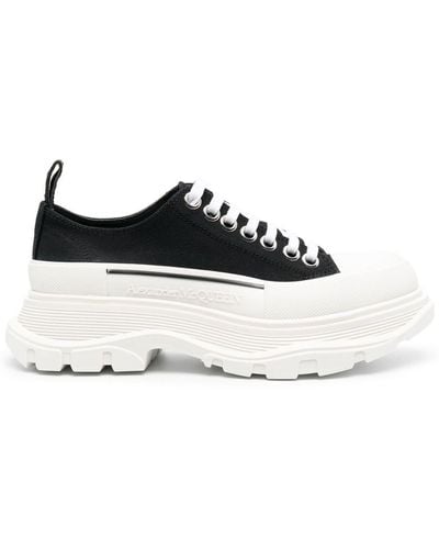 Alexander McQueen Tread Slick Sneakers - Zwart