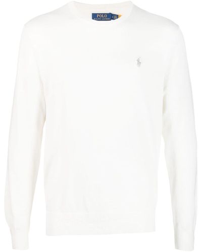 Polo Ralph Lauren Pullover mit Logo-Stickerei - Weiß