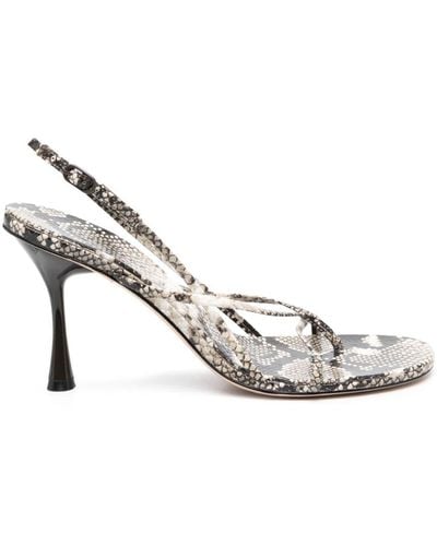 STUDIO AMELIA Wishbone Sandalen 90mm - Weiß