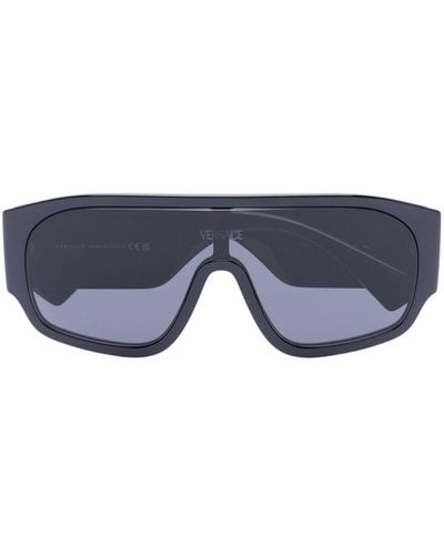 Versace Eyewear Gafas de sol Mask con logo - Azul