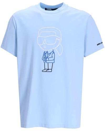 Karl Lagerfeld K/ikonik Tシャツ - ブルー