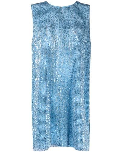 Stine Goya Top tipo túnica Isha con lentejuelas - Azul