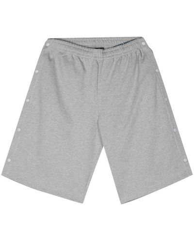 Y. Project Layered-detail Cotton Shorts - Gray