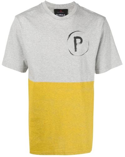 Peuterey Plurals カラーブロック Tシャツ - グレー