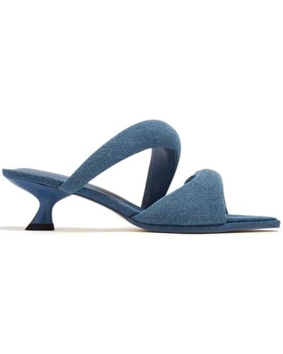 JW PEI Padded Denim Sandals - Blue
