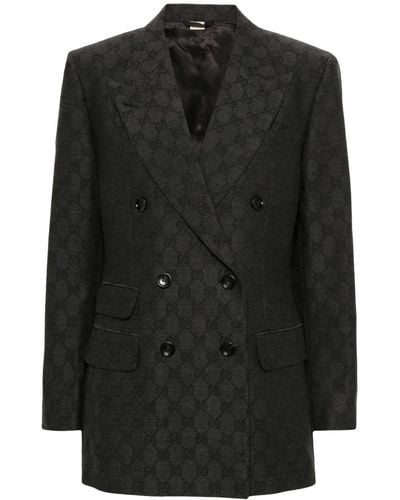 Gucci GG Wool Jacket - Grey