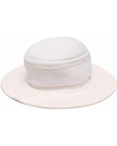 Barrie Wide-brim Sun Hat - White