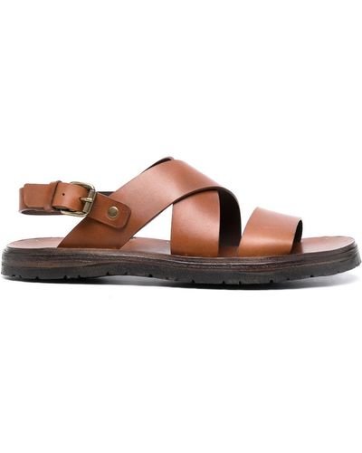 Officine Creative Kontraire 005 Leather Sandals - Brown
