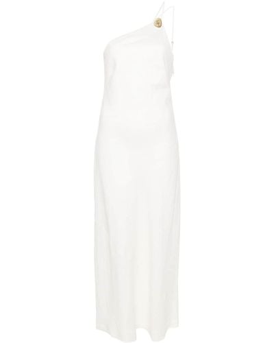 Cult Gaia Rinley One-shoulder Dress - White