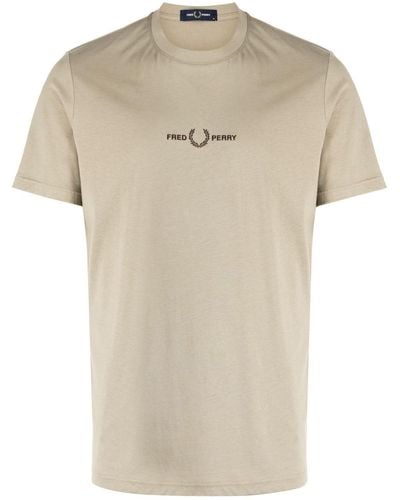 Fred Perry T-shirt con ricamo - Neutro