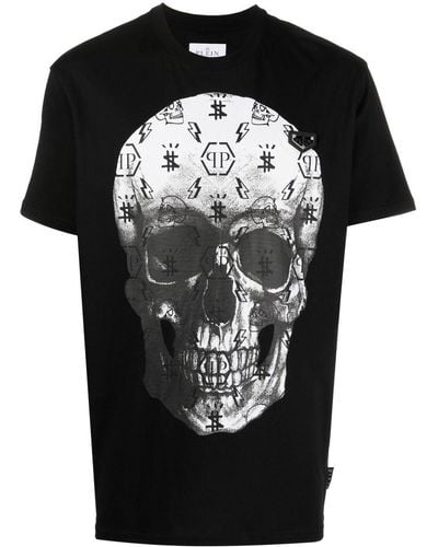 Philipp Plein Skull-print Short-sleeve T-shirt - Black
