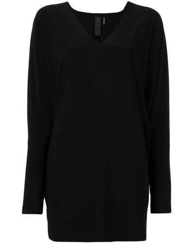 Norma Kamali V-necked Sweater - Black