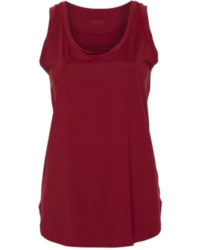 Fisico Round-neck Tank Top - Red