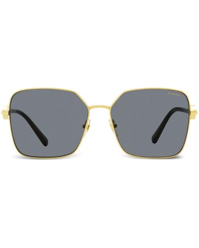 Versace Sonnenbrille im Oversized-Look - Grau