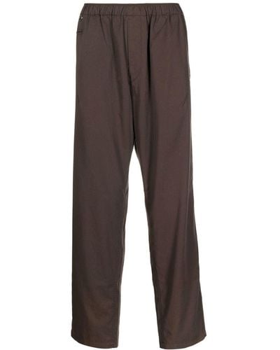 Undercover Cotton Straight-leg Trousers - Brown