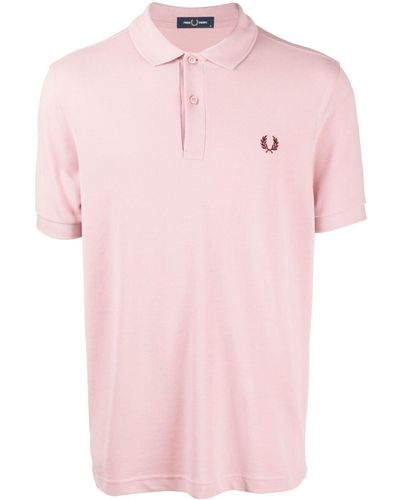 Fred Perry ロゴ ポロシャツ - ピンク