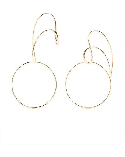 BAR JEWELLERY Opposing Forms Gold-plated Earrings - Metallic
