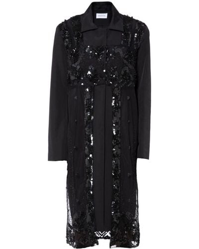 16Arlington Cappotto Enid con paillettes - Nero