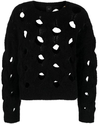 Pinko Pullover mit rundem Ausschnitt - Schwarz