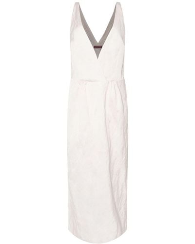 Altuzarra Anouk V-neck Sheath Dress - White