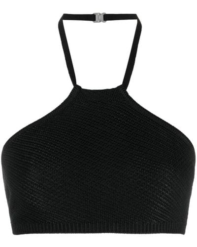 1017 ALYX 9SM Knitted Buckle Top - Black