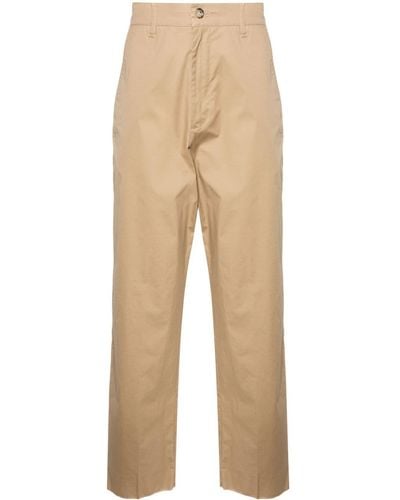 Altea Mid-rise Tapered Chinos - Natural