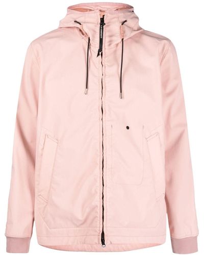 C.P. Company Zip-fastening Hooded Jacket - Pink