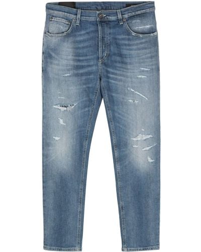 Dondup Distressed-finish Jeans - Blue