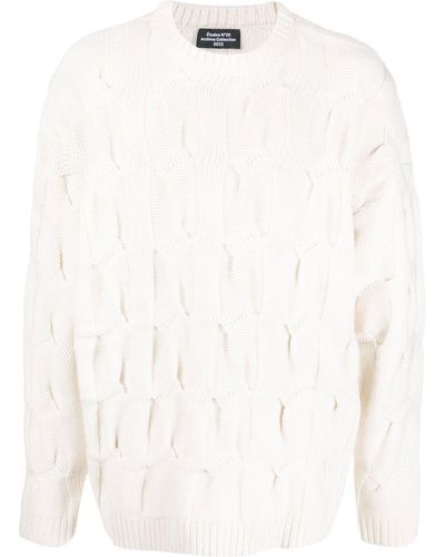Etudes Studio Chunky-knit Oversize Jumper - White