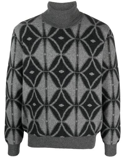 Etro パターン セーター - グレー
