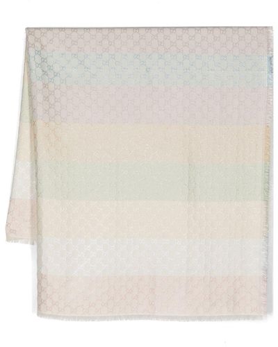 Gucci GG Jacquard Shawl - Natural