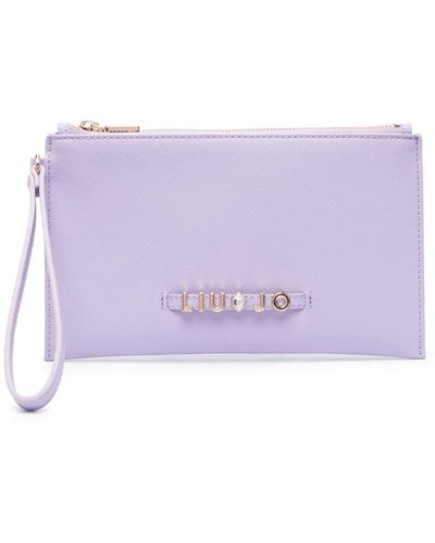 Liu Jo Logo-lettering Purse - Purple