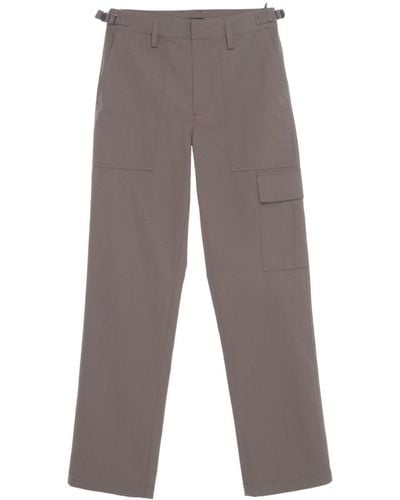 Helmut Lang Straight-leg Cargo Trousers - Grey
