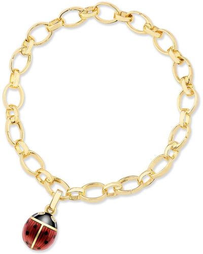 Faberge 18kt Heritage Ladybird Gelbgoldanhänger - Mettallic