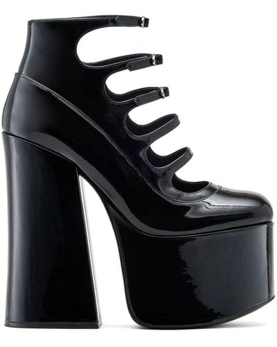 Marc Jacobs Kiki 160mm Leather Court Shoes - Black