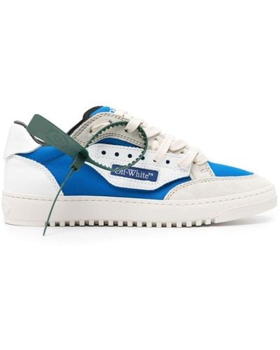 Off-White c/o Virgil Abloh 5.0 Panelled Sneakers - Blue