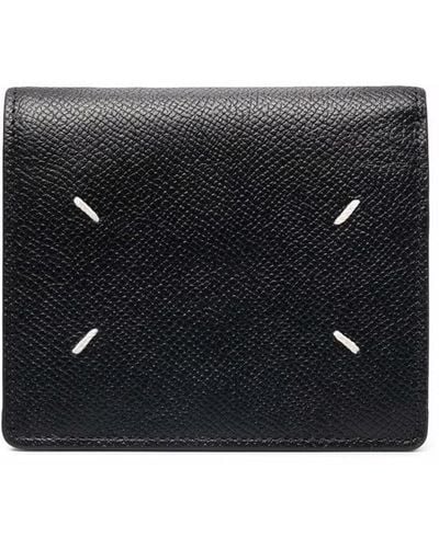 Maison Margiela Four-stitch Leather Wallet - Black