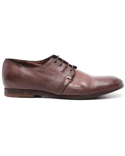 Moma Leather Derby Shoes - Brown