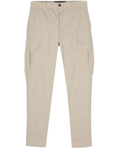 Incotex Tapered Cargo Trousers - Natural