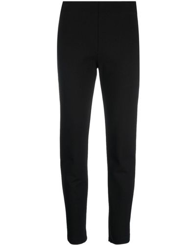 Blanca Vita Legging plissé à taille haute - Noir