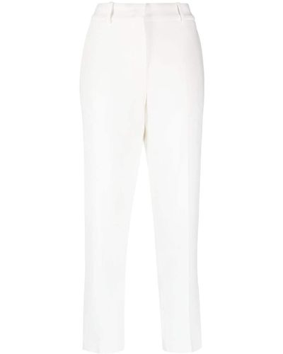 Ermanno Scervino Tailored Cady Cropped Trousers - White