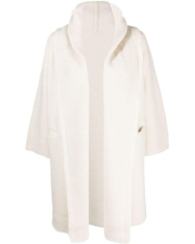 Lauren Manoogian Alpaca Wool-blend Hooded Coat - White