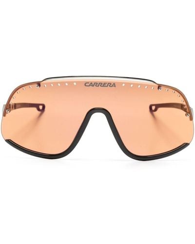 Carrera Flaglab 16 Sonnenbrille mit Shield-Gestell - Pink