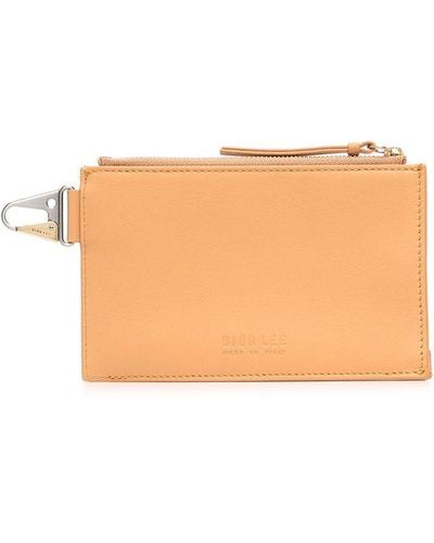 Dion Lee Mini Dog-clip Pouch - Brown
