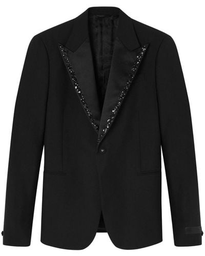 Versace Blazer con botones - Negro