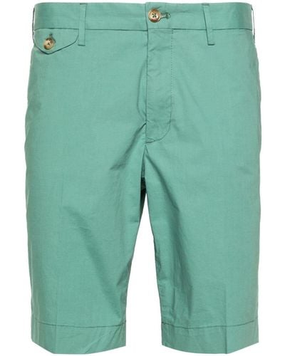 Incotex Halbhohe Chino-Shorts - Grün