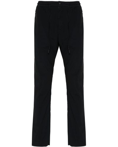 PT Torino Drawstring-waist Tapered Trousers - Black