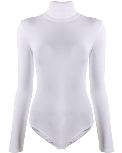 Wolford Body Met Col - Wit