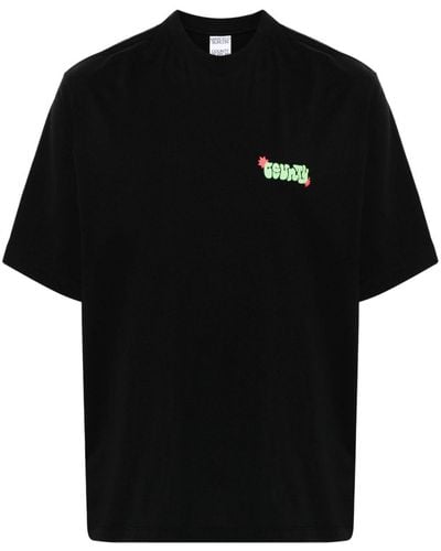 Marcelo Burlon Camiseta Solsticio - Negro